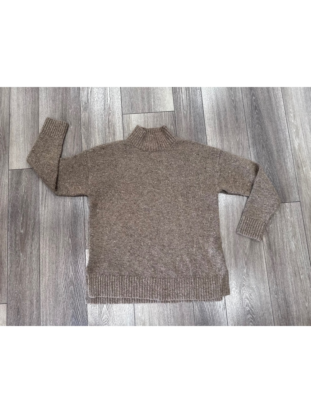 Well Worn Brown Knit Pullover Sweater Size S/CH